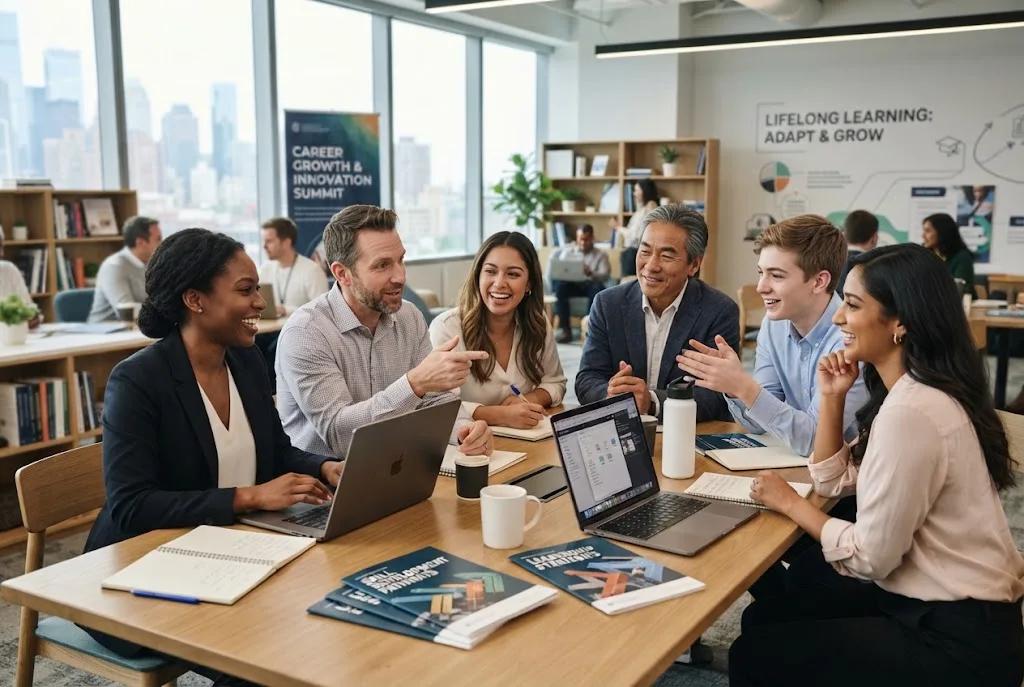 Career learning and development through lifelong professional skill building