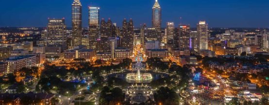 places to visit in atlanta at night