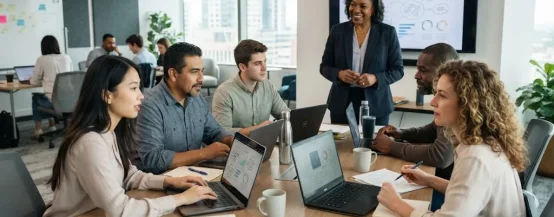 Workforce upskilling through professional training and modern workplace learning